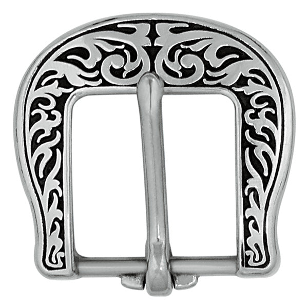 04005 Horse Shoe Brand Floral Buckle, 3/4"