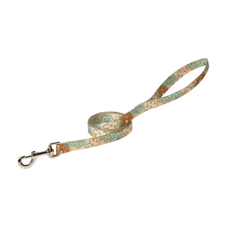 Patterned Leash, Retro Flower