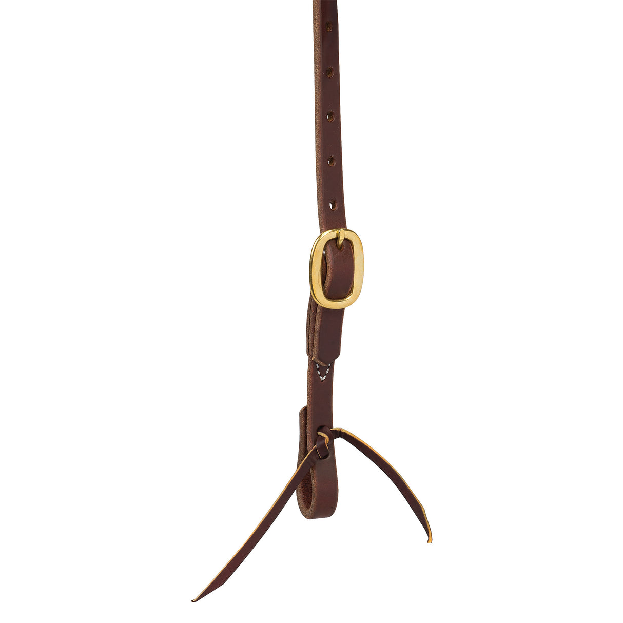 Working Tack Quick Change Single-Ply Headstall, Leather Tab Ends