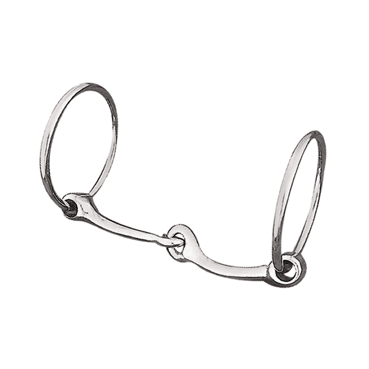 Draft Bit, 6" Snaffle Mouth, Nickel Plated