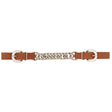 Horizons Harness Leather,  4-1/2" Single Flat Link Chain Curb Strap