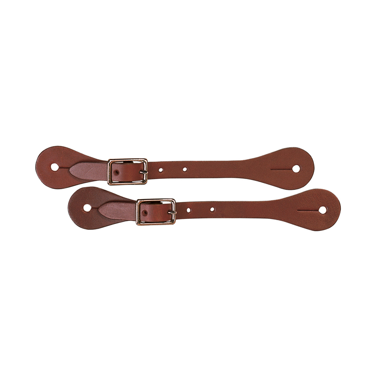 Single-Ply Ladies Spur Straps, Rich Brown