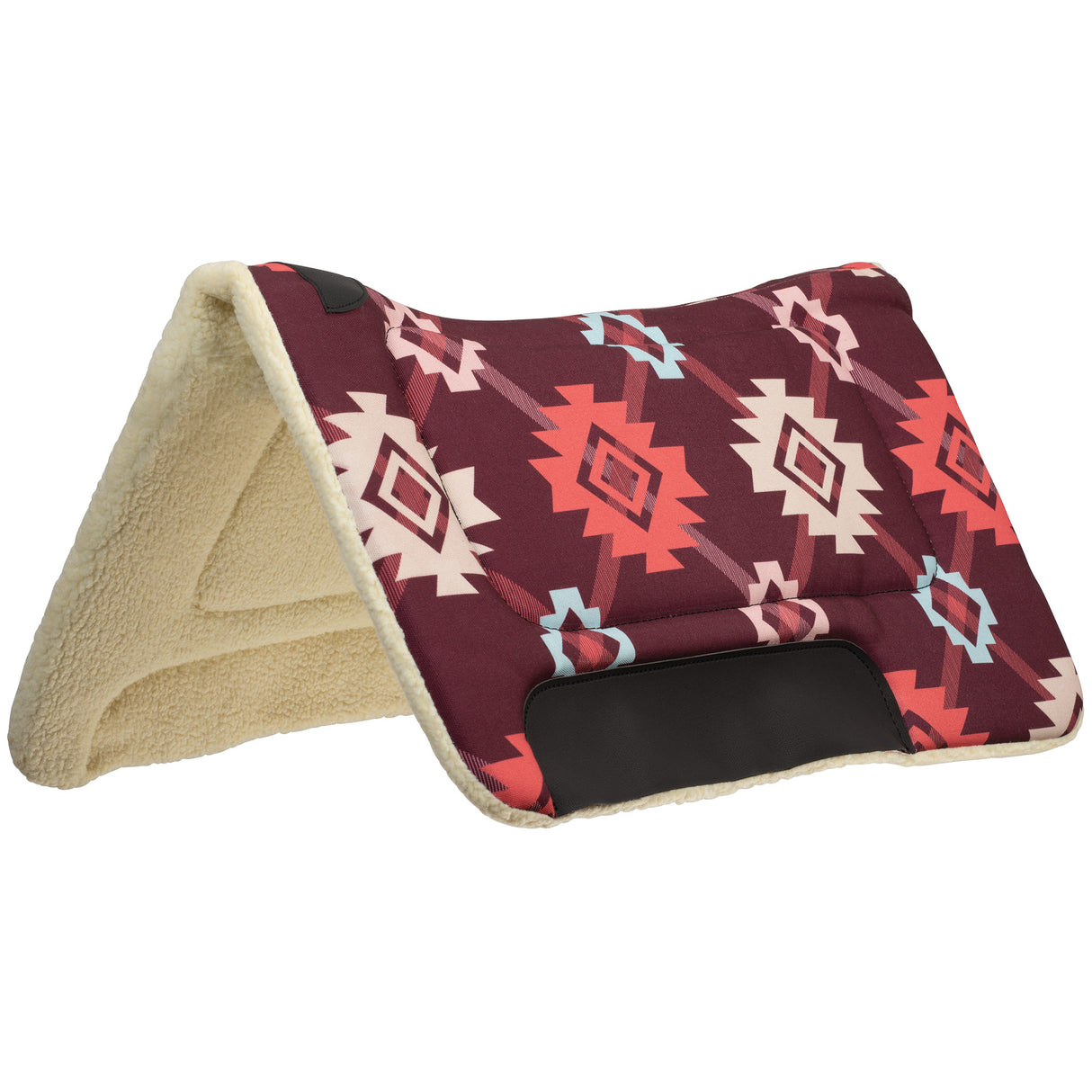 Contoured Printed Polyester Saddle Pads