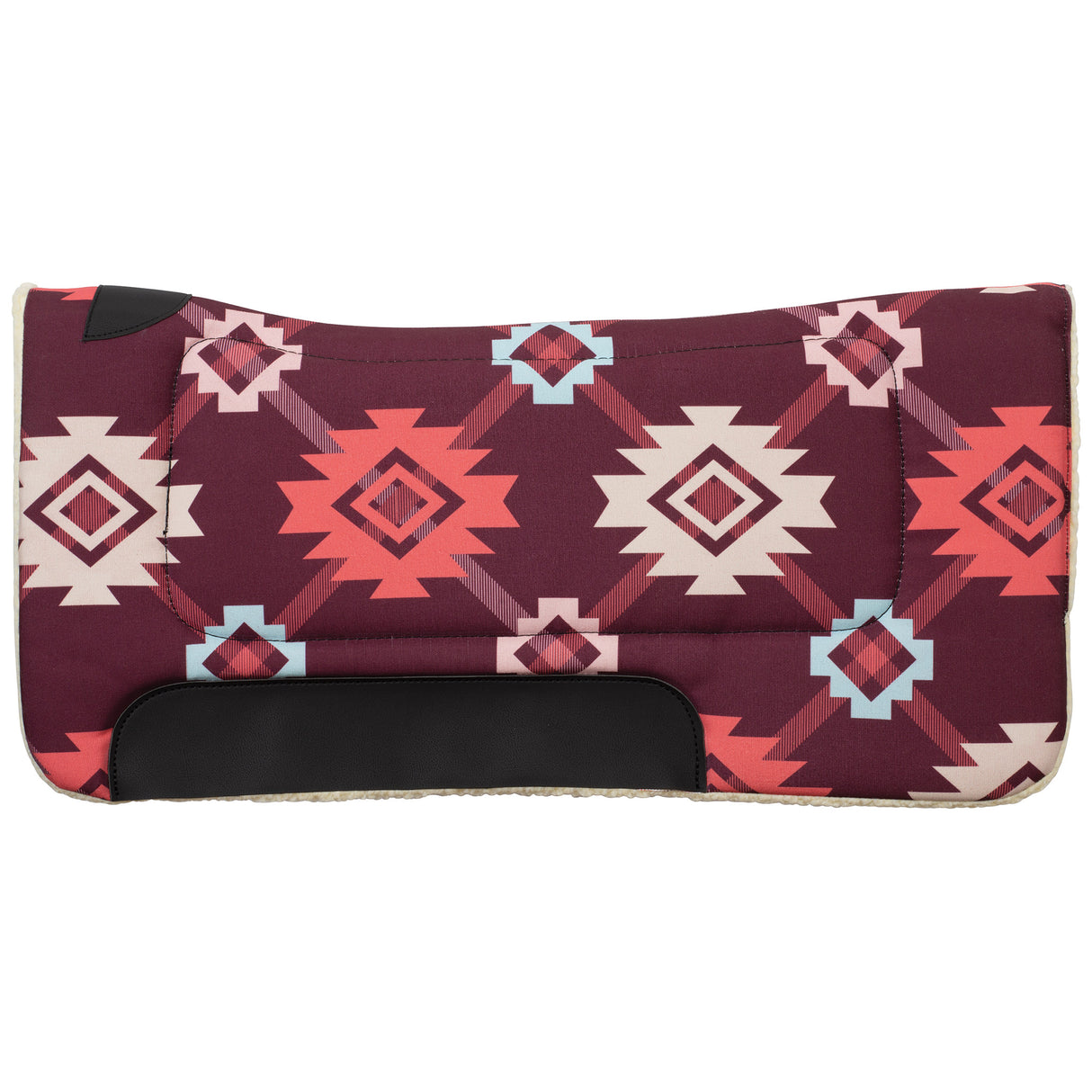 Contoured Printed Polyester Saddle Pads