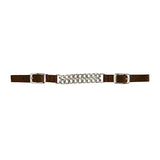 Nylon Curb Strap with 4-1/4" Double Flat Link Chain