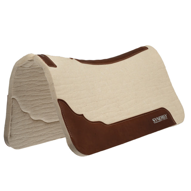 Synergy Deep Contour Steam Pressed 100% Merino Wool Felt Performance Saddle Pad