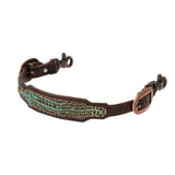 Turquoise Croc Wither Strap