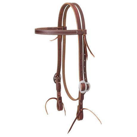 Working Tack Single-Ply Headstall with Tie Ends