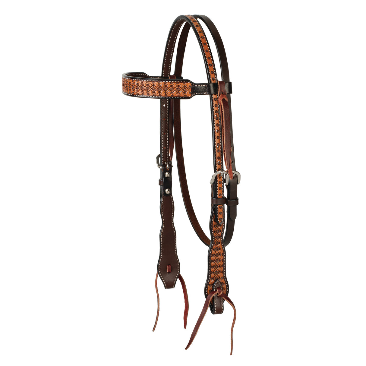 Floret Tooled Headstall