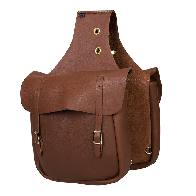 Chap Leather Saddle Bag, Brown