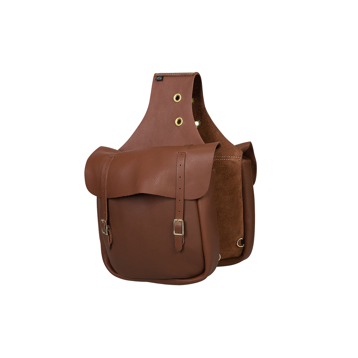 Chap Leather Saddle Bag, Brown