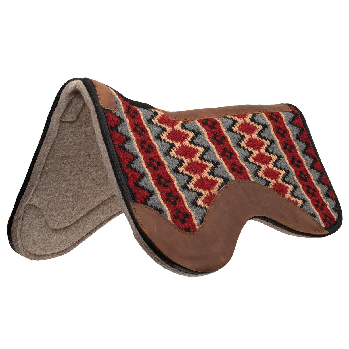 Close Contact Contoured New Zealand Wool Felt Saddle Pad