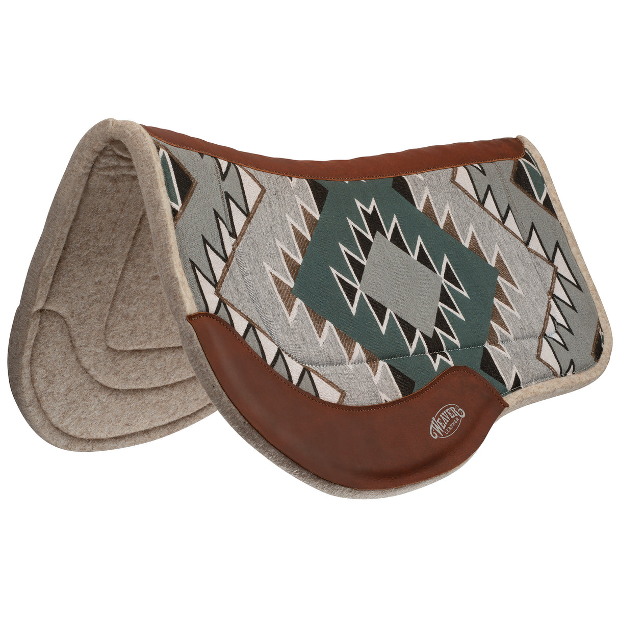 All Purpose Trail Gear Contoured Wool Blend Felt Saddle Pad