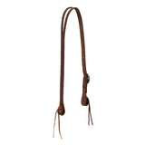 Working Tack Single-Ply Headstall with Pineapple Knot Ends