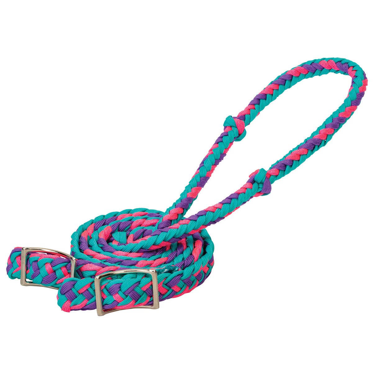 Braided Nylon Barrel Reins