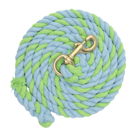 Cotton Lead Rope with Brass Plated 225 Snap, 5/8" x 10'