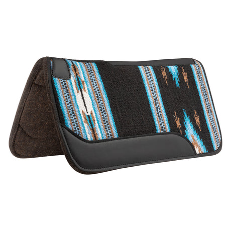 Contoured Single Weave Wool Blend Felt Saddle Pad