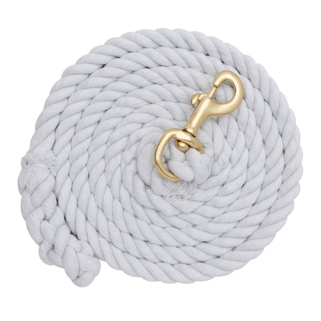 Cotton Lead Rope with Brass Plated 225 Snap, 5/8" x 10'