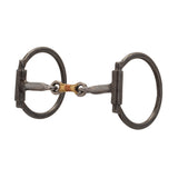 Pro Series  Offset D-Ring Snaffle Bit, Buffed Black