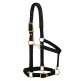 Padded Breakaway Adjustable Chin and Throat Snap Halter, Solid Colors