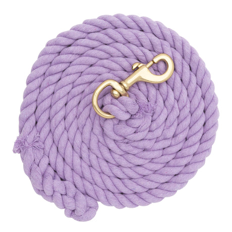 Cotton Lead Rope with Brass Plated 225 Snap, 5/8" x 10'