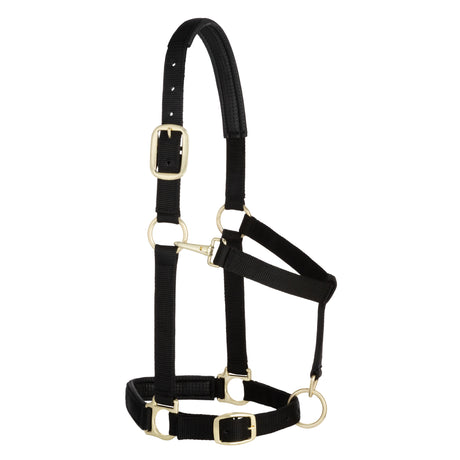 Padded Adjustable Chin and Throat Snap Halter, Solid Colors