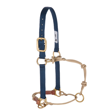 Horseman's Halter with Side Ring