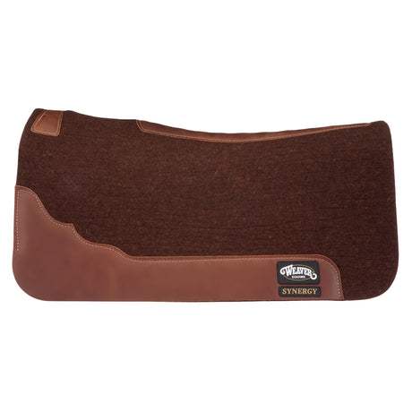 Synergy Contoured Steam Pressed 100% Merino Wool Felt Performance Saddle Pad