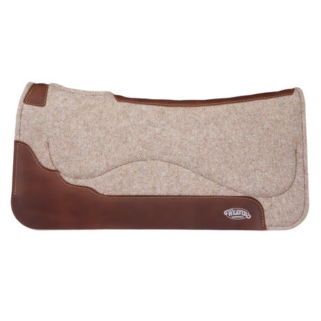 Gel Contoured Wool Blend Felt Saddle Pad, 1" Thick