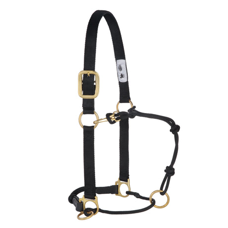 Horseman's Halter with Side Ring