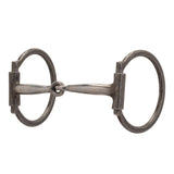 Pro Series  Offset D-Ring Snaffle Bit, Buffed Black