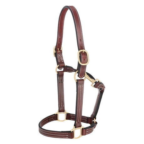 1" Thoroughbred Halter with with Snap, Mahogany, Horse