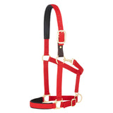 Padded Breakaway Adjustable Chin and Throat Snap Halter, Solid Colors