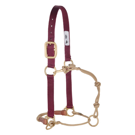 Horseman's Halter with Side Ring