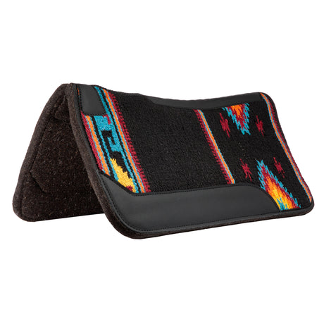 Contoured Single Weave Wool Blend Felt Saddle Pad