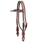 Texas Star Chestnut Browband Headstall