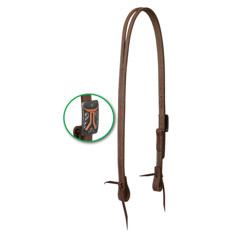 Synergy® Harness Leather Headstall with Designer Hardware