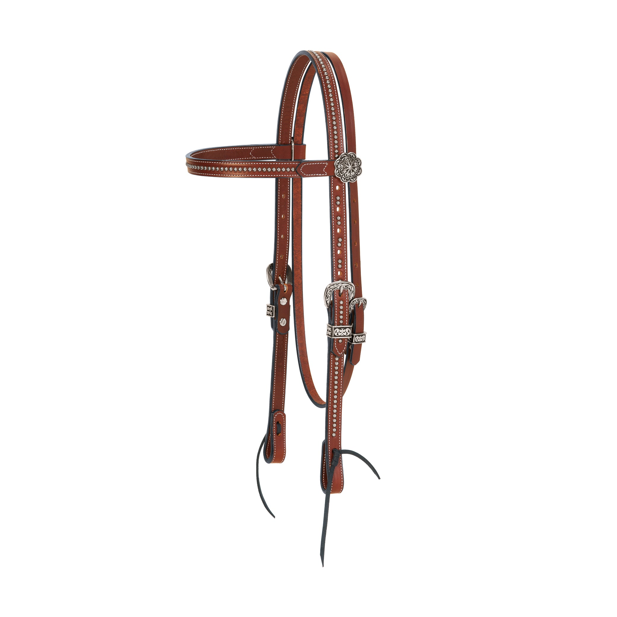 Browband Headstall Weaver – Weaver - Austin Equine Equine Leather
