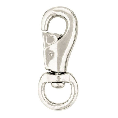 Barcoded 3142 Bull Snap, 1", Nickel Plated