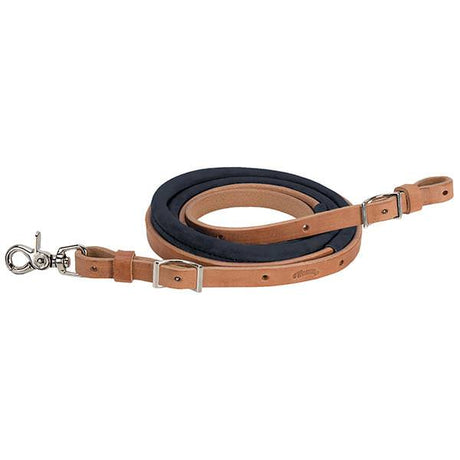 Suede Covered Barrel Rein, 5/8" x 8