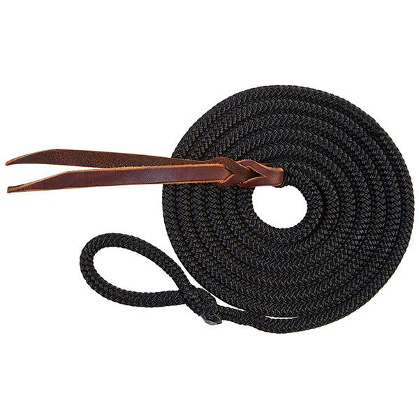 20 inch Strap Whip, Black Leather