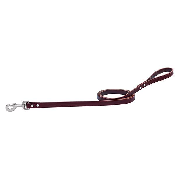 Heritage Choice Leash, Burgundy, 3/4" X 4