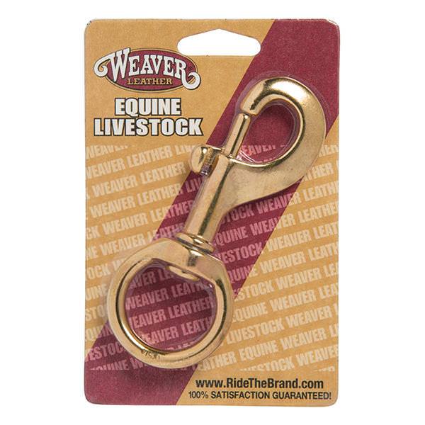 Weaver Leather Solid Brass Round Swivel Snap