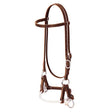 Deluxe Latigo Leather Side Pull, Single Rope