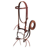 Latigo Leather Browband Bridle with Single Cheek Buckle