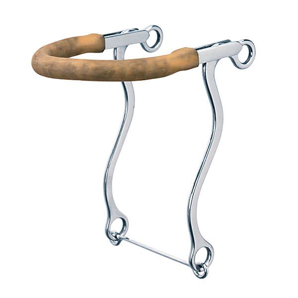 Hackamore with Gum Rubber Covered Bike Chain Noseband