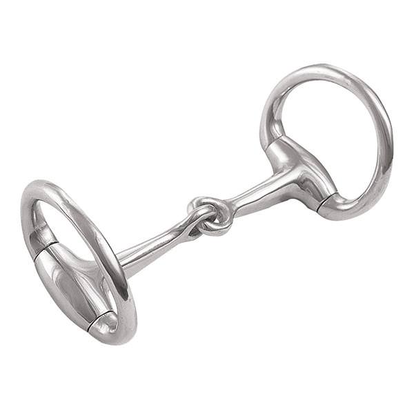 Miniature Eggbutt Snaffle Bit, 3-1/2" Mouth