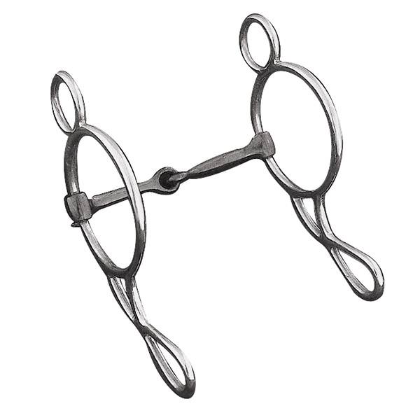 Gag Bit, 5" Sweet Iron Snaffle Mouth