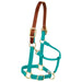 Nylon Adjustable Breakaway Horse Halter, Weanling, Emerald Green