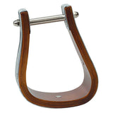 Sloped Wooden Stirrups with Galvanized Bindings